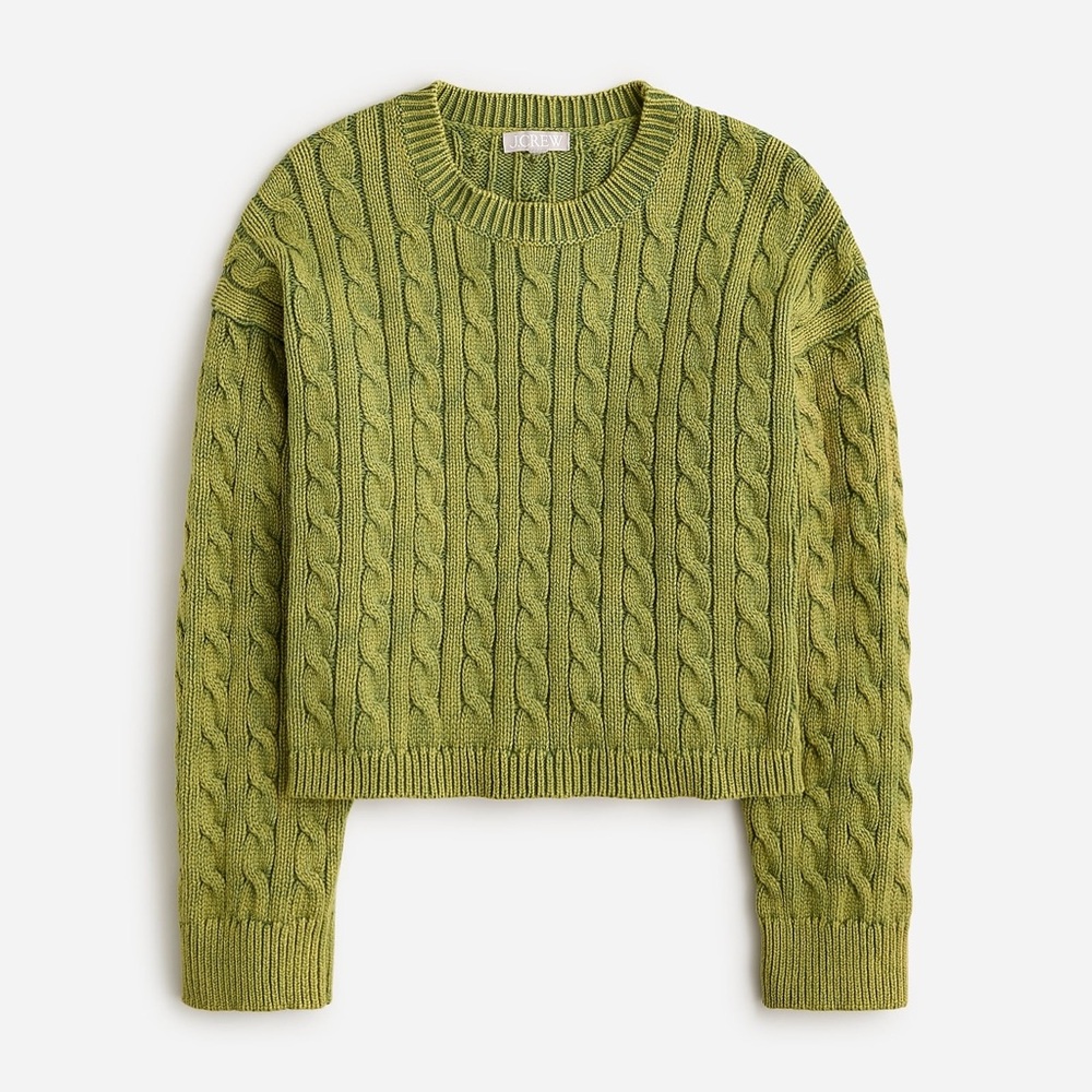 J. Crew Women's Cable Knit Sweater